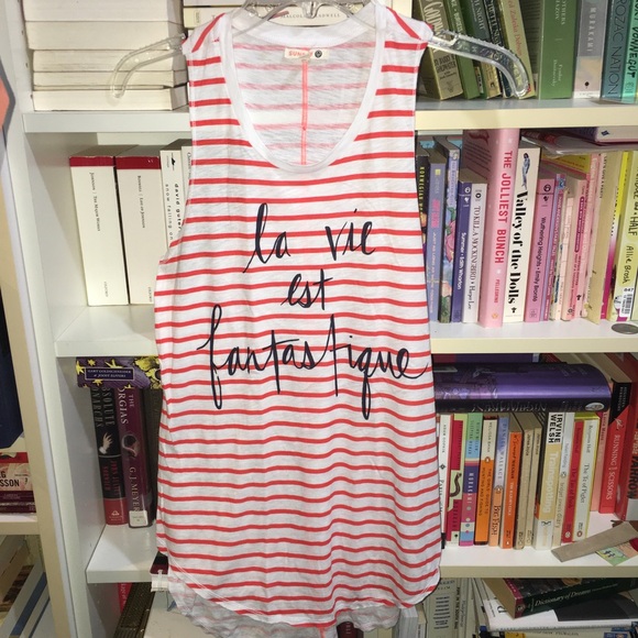 Sundry Striped Sleeveless Tank Top - Picture 6 of 10